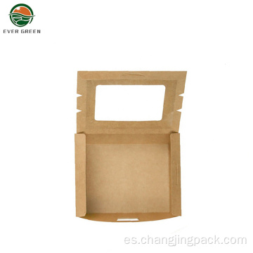 Embalaje de papel impreso biodegradable desechable de grado alimenticio